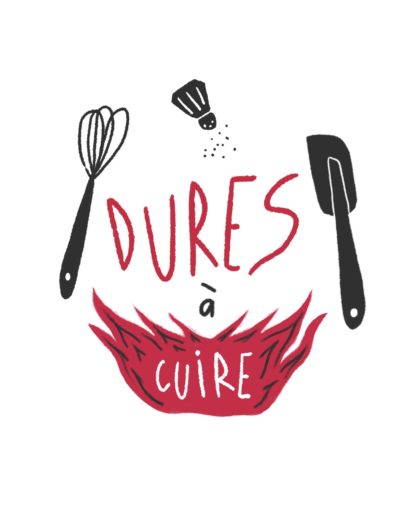 Logo pour le collectif les Dures à Cuire | Illustration numérique