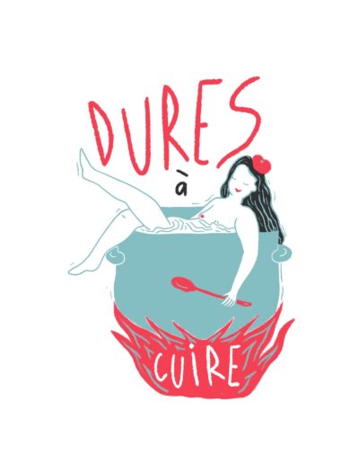 Logo pour le collectif les Dures à Cuire | Illustration numérique