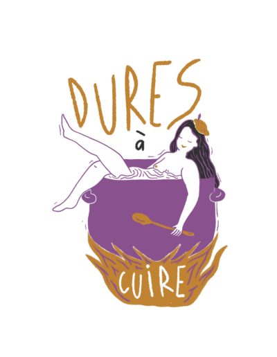 Logo V1 pour le collectif les Dures à Cuire | Illustration numérique